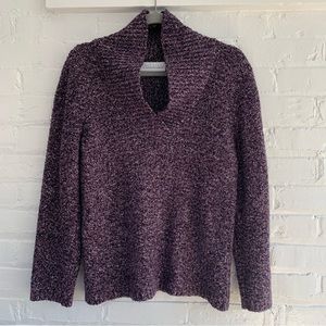 First Issue: A Liz Claiborne Company Purple Sweater, Size L